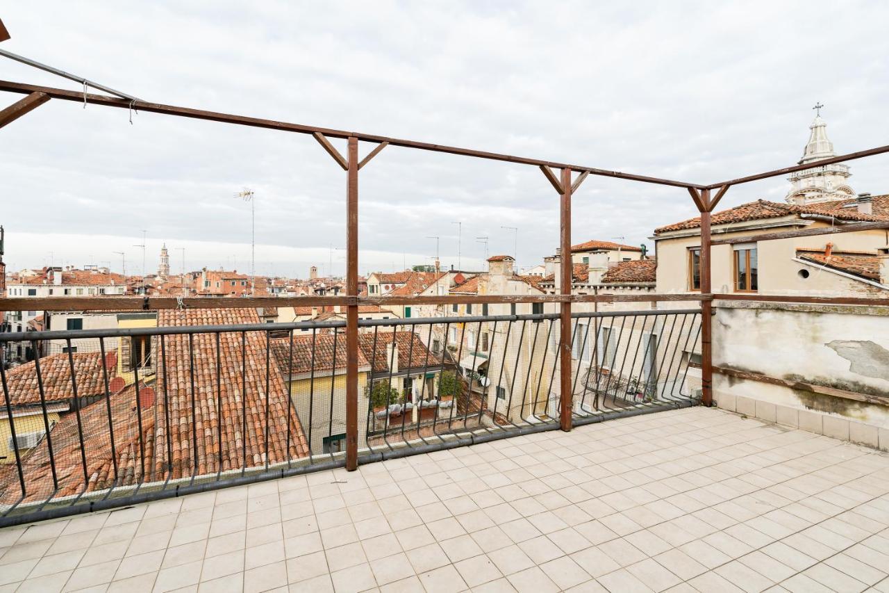 Ponte Di Rialto Penthouse With Panoramic Terrace Apartment Veneţia Exterior foto