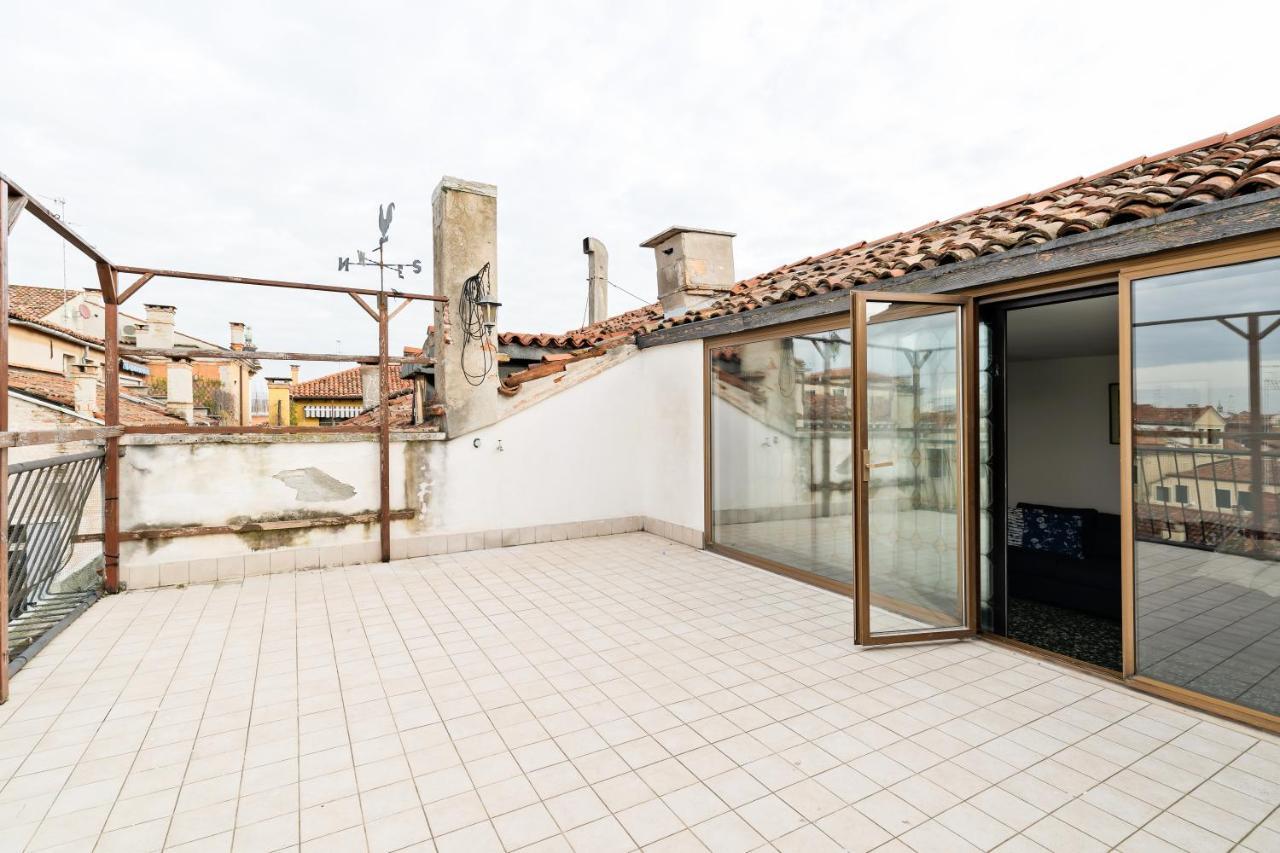 Ponte Di Rialto Penthouse With Panoramic Terrace Apartment Veneţia Exterior foto